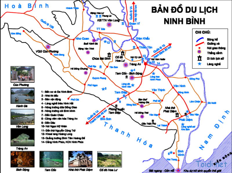 Bản đồ Ninh Bình