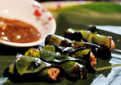 Chả cuốn lá bưởi – đặc sản Hòa Bình không phải ai cũng biết