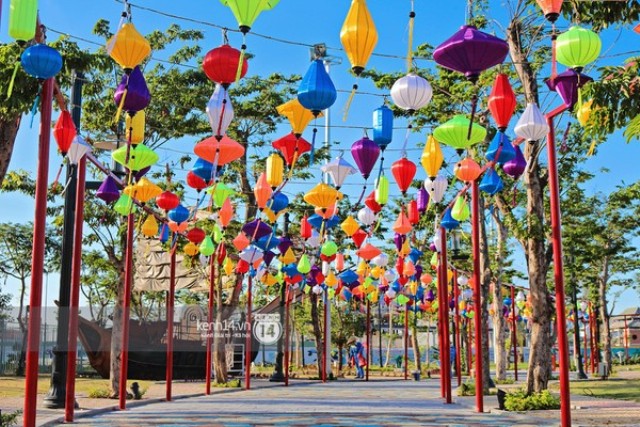 Con đường đèn lồng dài nhất Việt Nam tại Đà Nẵng